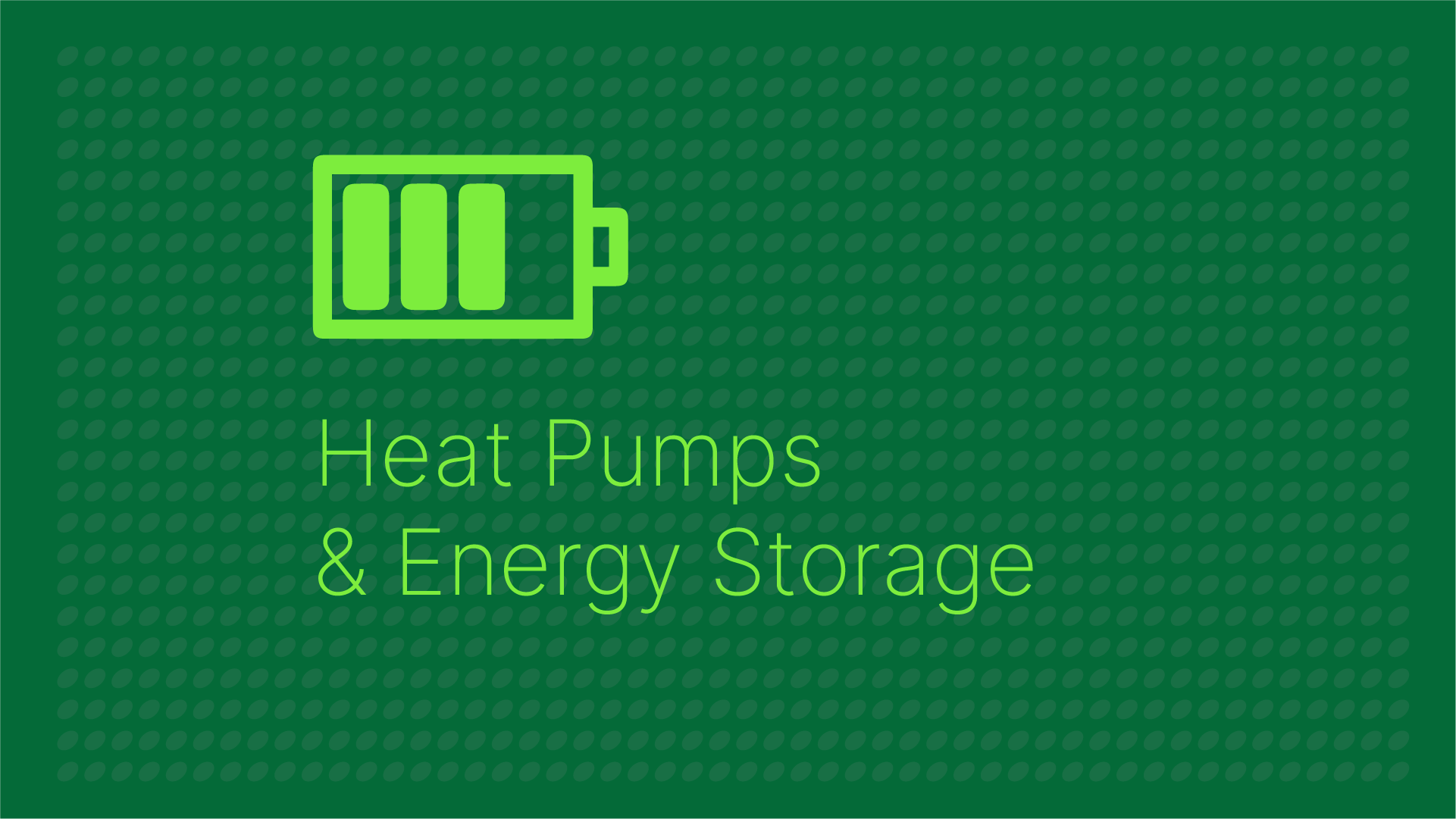 Heat Pumps & Energy Storage: Will they work together?